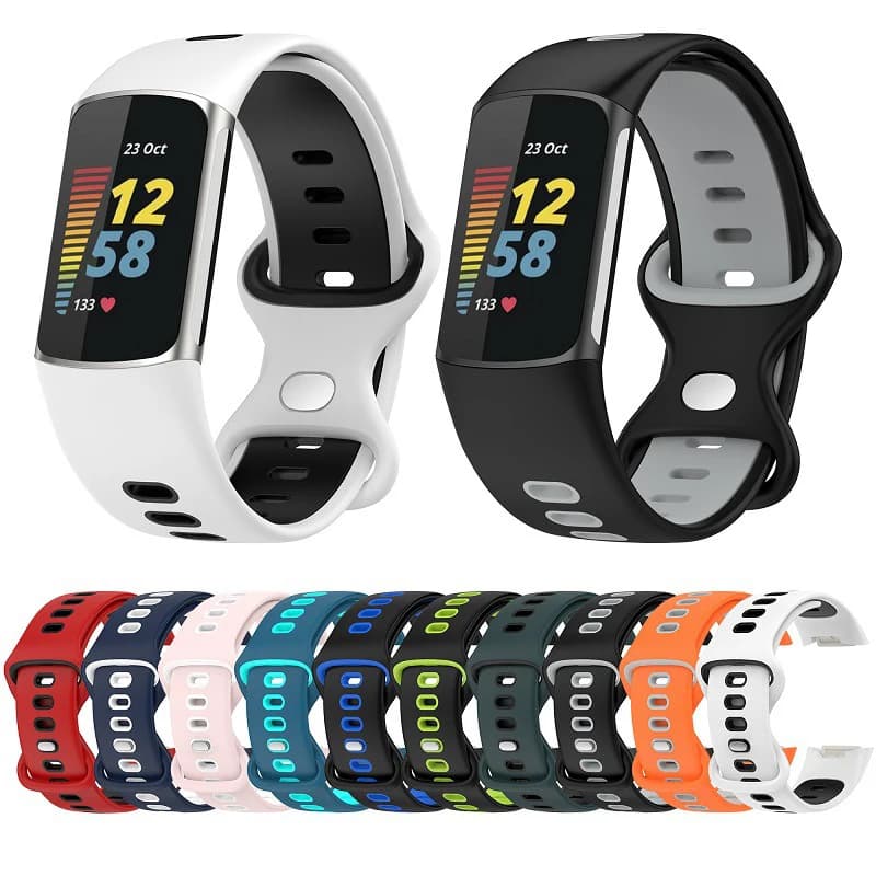 Cinturino per smartwatch Fitbit Charge 6 cinturino di ricambio cinturino sportivo in silicone correa Fitbit Charge 5 cinturini Accessori