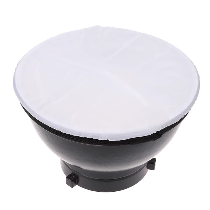 1PC Photography Light Soft Diffuser Cloth for 18CM Standard Studio Strobe Reflector.