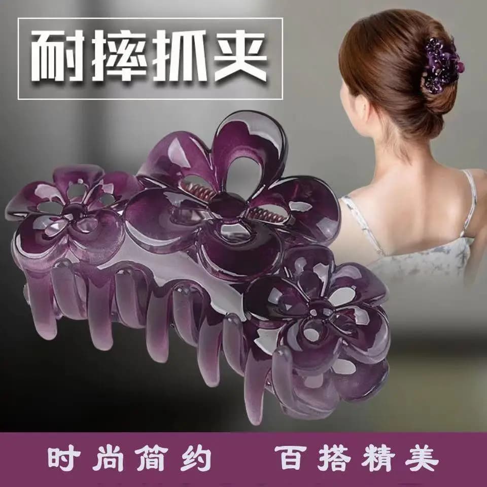 Fermaglio per capelli a disco grande e medio, resistente alle cadute, semplice e versatile, per coda di cavallo, accessorio per capelli da donna