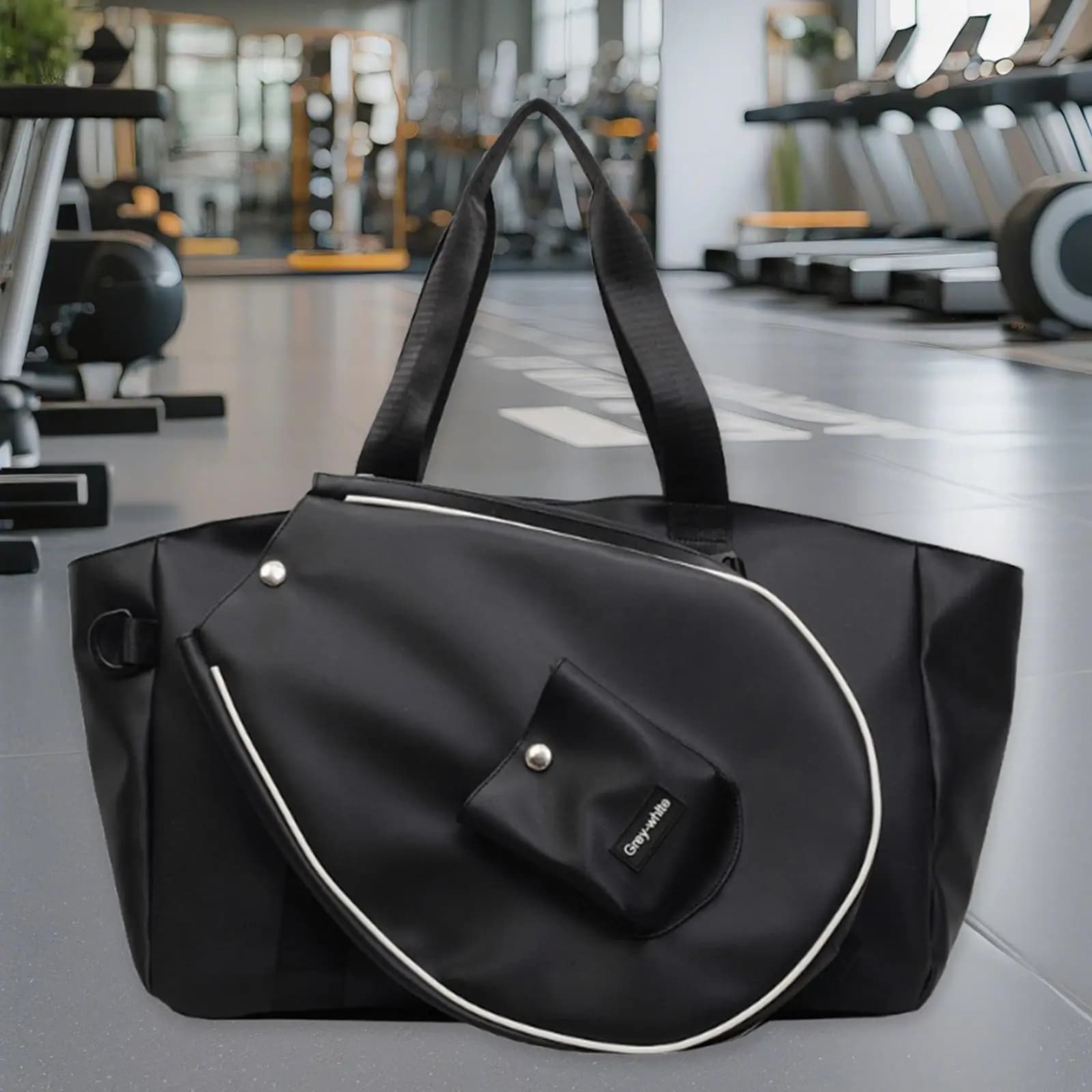 Shoulder bag for tennis racket, badminton bag, multipurpose travel bag