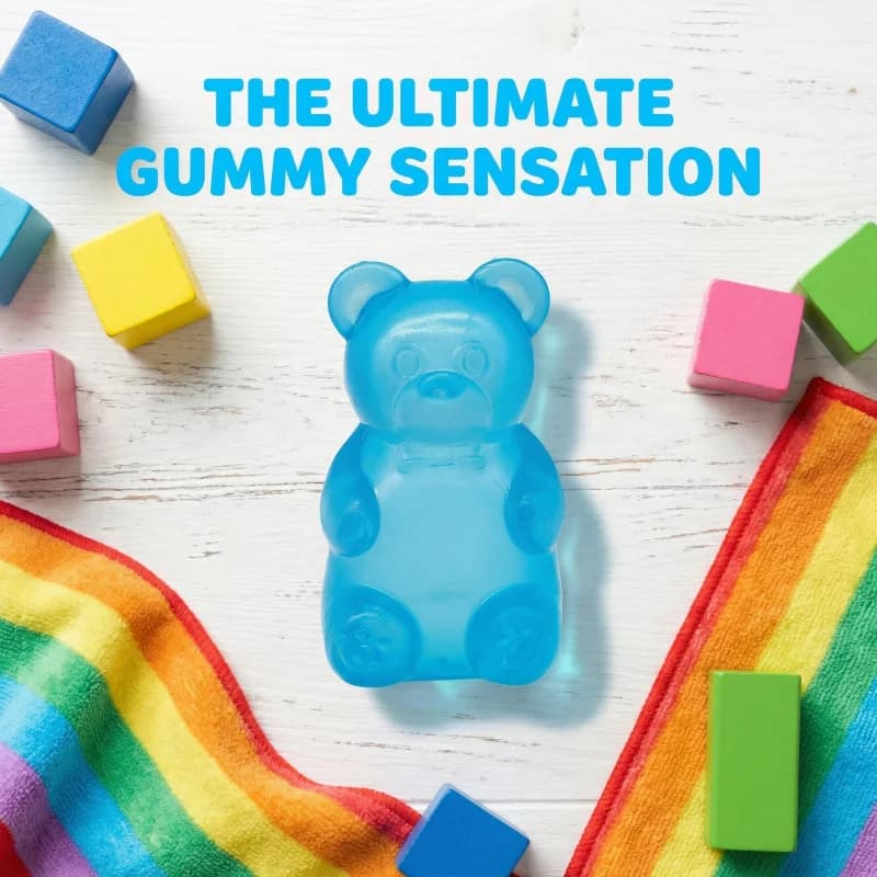 NeeDoh Orsetto Gommoso Squishy, Pallina Antistress in Maltosio per Bambini e Adulti, Simpatico Giocattolo Antistress a Forma di Animale, Regalo Solido per la Decompressione