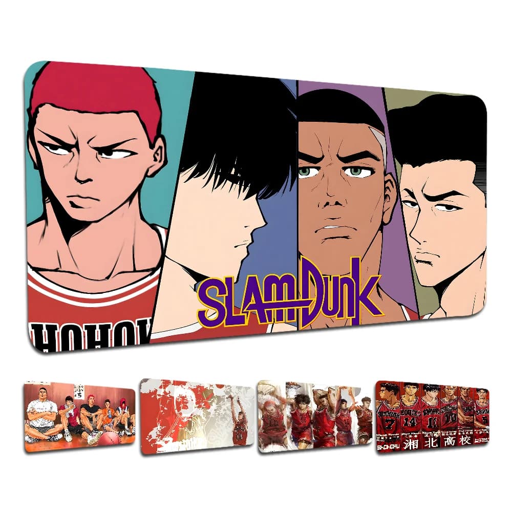 Slam Dunk Mousepad Boy Pad Tappetino per mouse da gioco in gomma naturale Dimensioni tappetino da scrivania per giochi World Of Tanks CS GO Zelda