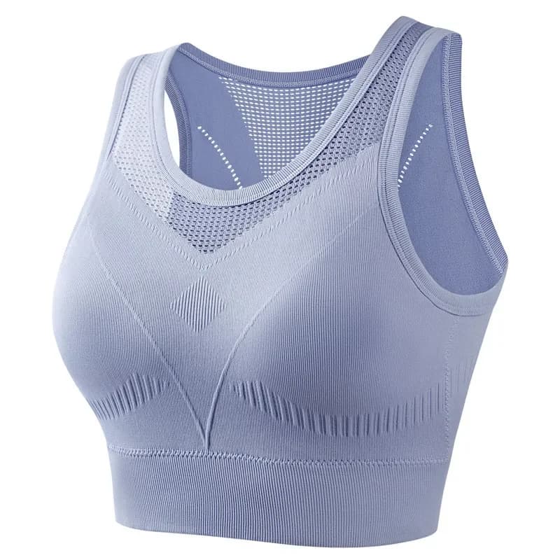 Women's wireless shockproof bras Running vest Yoga Intimo Sports bra push up Hold together Intimo breathable cable