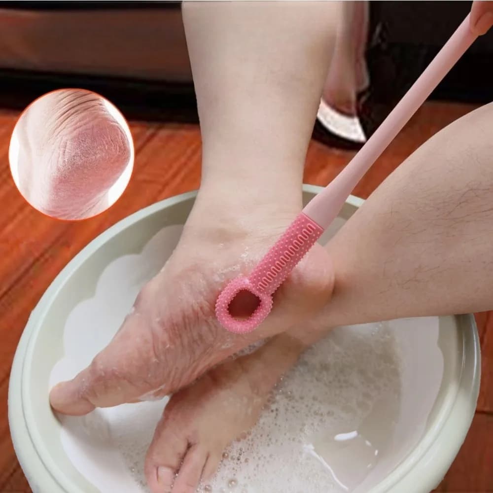 1PC Spazzola per pulizia morbida per piedi Bagno Doccia Massaggio esfoliante Articoli per la casa Strumento igienico per la cura del piede Accessori per il bagno