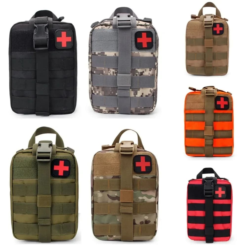 Kit di pronto soccorso per esterni Kit medico Molle EDC IFAK Sopravvivenza Marsupio di emergenza Kit EDC Accessori per la caccia all'aperto