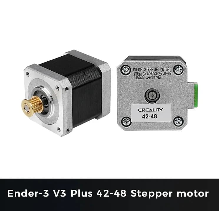Motore passo-passo 42-48 per Creality Ender-3 V3 Plus, motore Nema 17 con albero tondo da 2A 1.8 gradi, ricambi per stampante 3D
