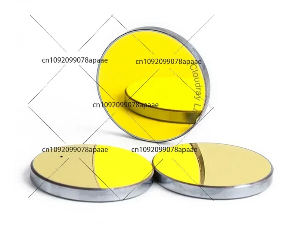 PER Cloudray Co2 Laser Si Specchi riflettenti per incisore laser Lenti riflettenti in silicone placcato oro Dia. 19 20 25 30 38,1 mm