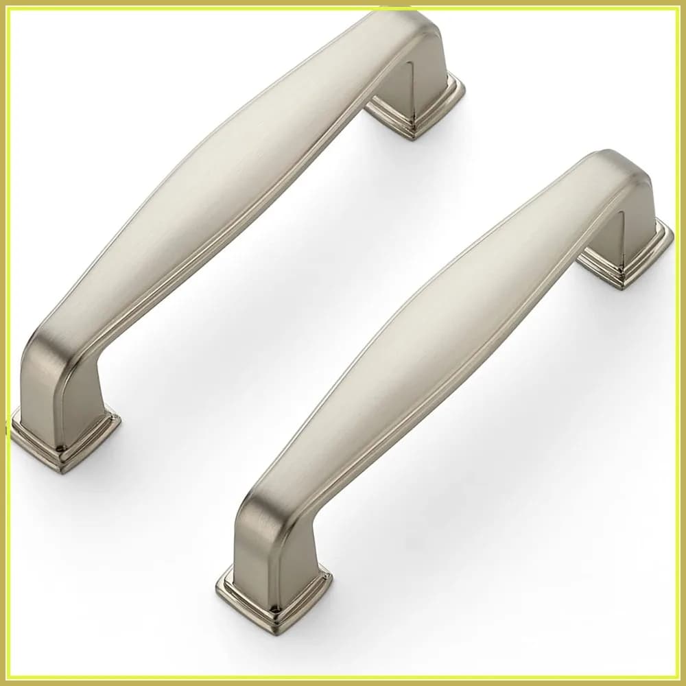Confezione da 30 maniglie solide per armadietti da 3 pollici - Maniglie per cassetti in nichel spazzolato e nichel satinato - Accessori per cucina