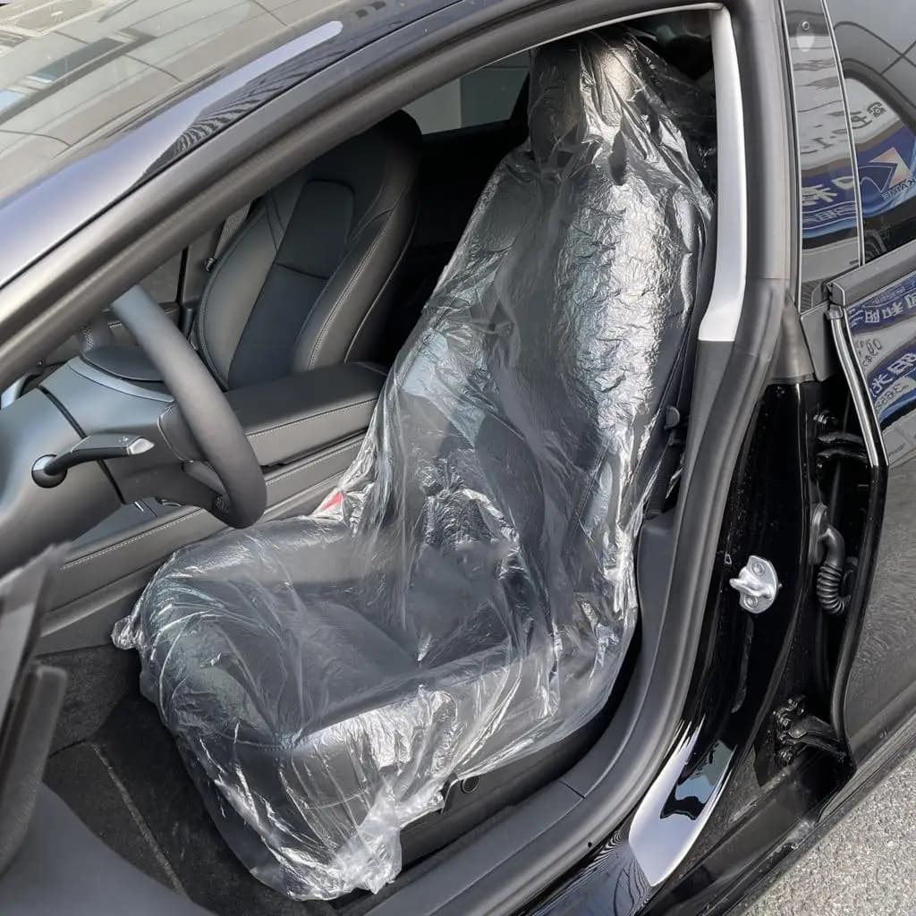 30 pezzi di coperture protettive trasparenti usa e getta per sedili auto, universali, per riparazione, cura, pulizia, bellezza, impermeabili.