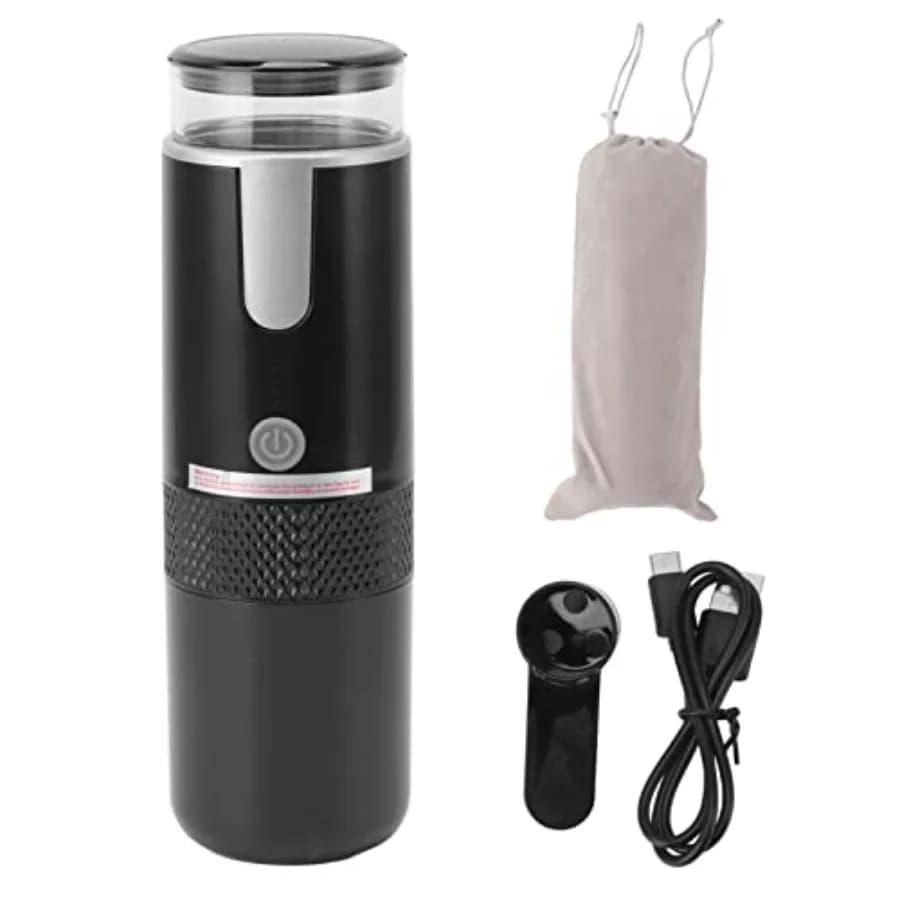 Battery Operated Coffee Maker, Portable Espresso Machine, Portable Coffee Maker, for Travel, Car, Camping, Office Add Hot Water