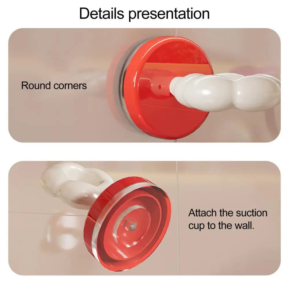 No Nail Wall Hook Damage-free Wall Hanger Reusable Suction Cup Hook with Push-to-lock Vacuum Seal Strong for Bathroom