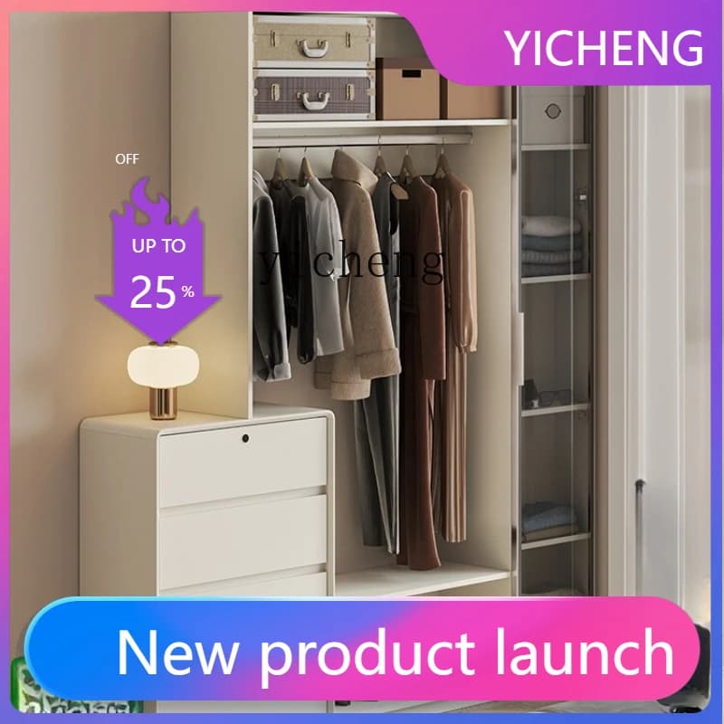 Ground coat hanger with open wardrobe for bedroom