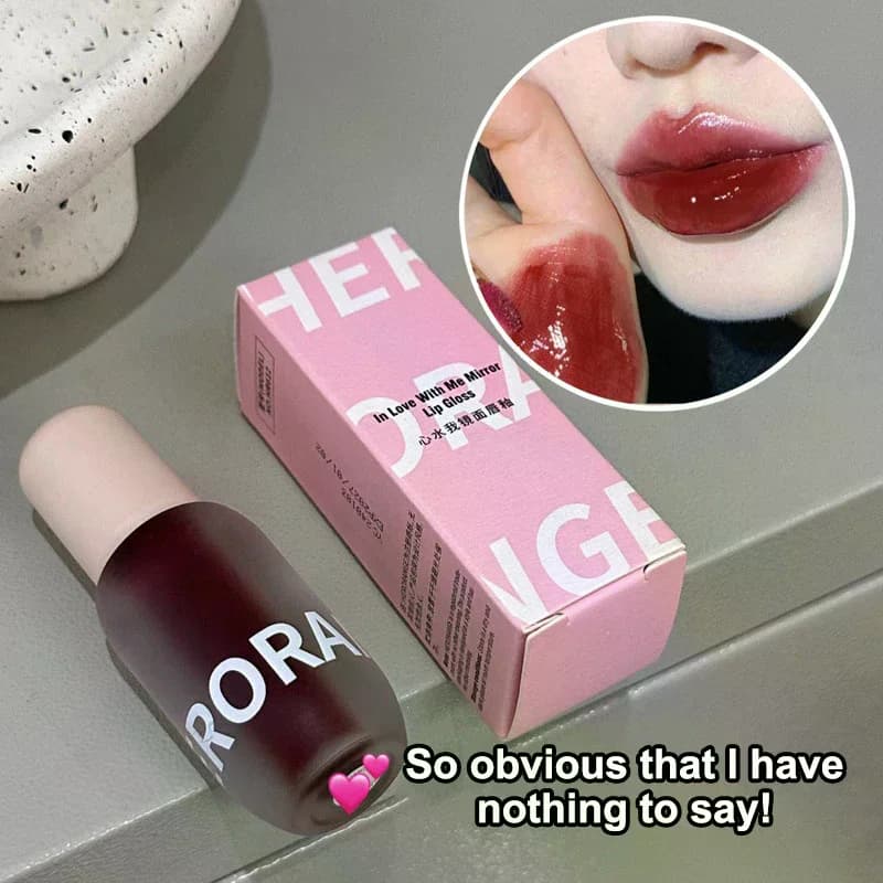 Lucidalabbra Effetto Specchio, Gloss Fluido, Volumizzante e Idratante, Protettivo, Traslucido Effetto Acqua