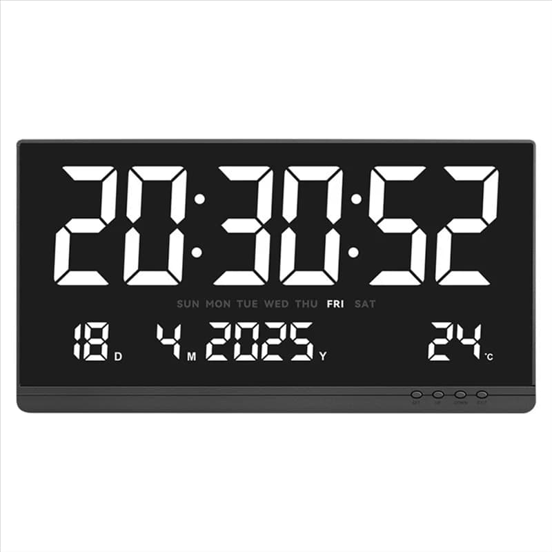 ABKO-21Inch Orologio elettronico digitale semplice a LED Orologio da parete HD Orologio elettronico digitale di grandi dimensioni