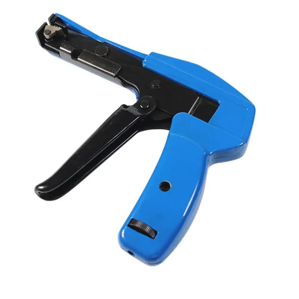 Die-Cast Steel Flush Cut Zip Tool For Nylon Cable 2.4-4.8mm Cable Tie Gun Nylon Zip Tie Pliers Fastening Cable Tie Tool