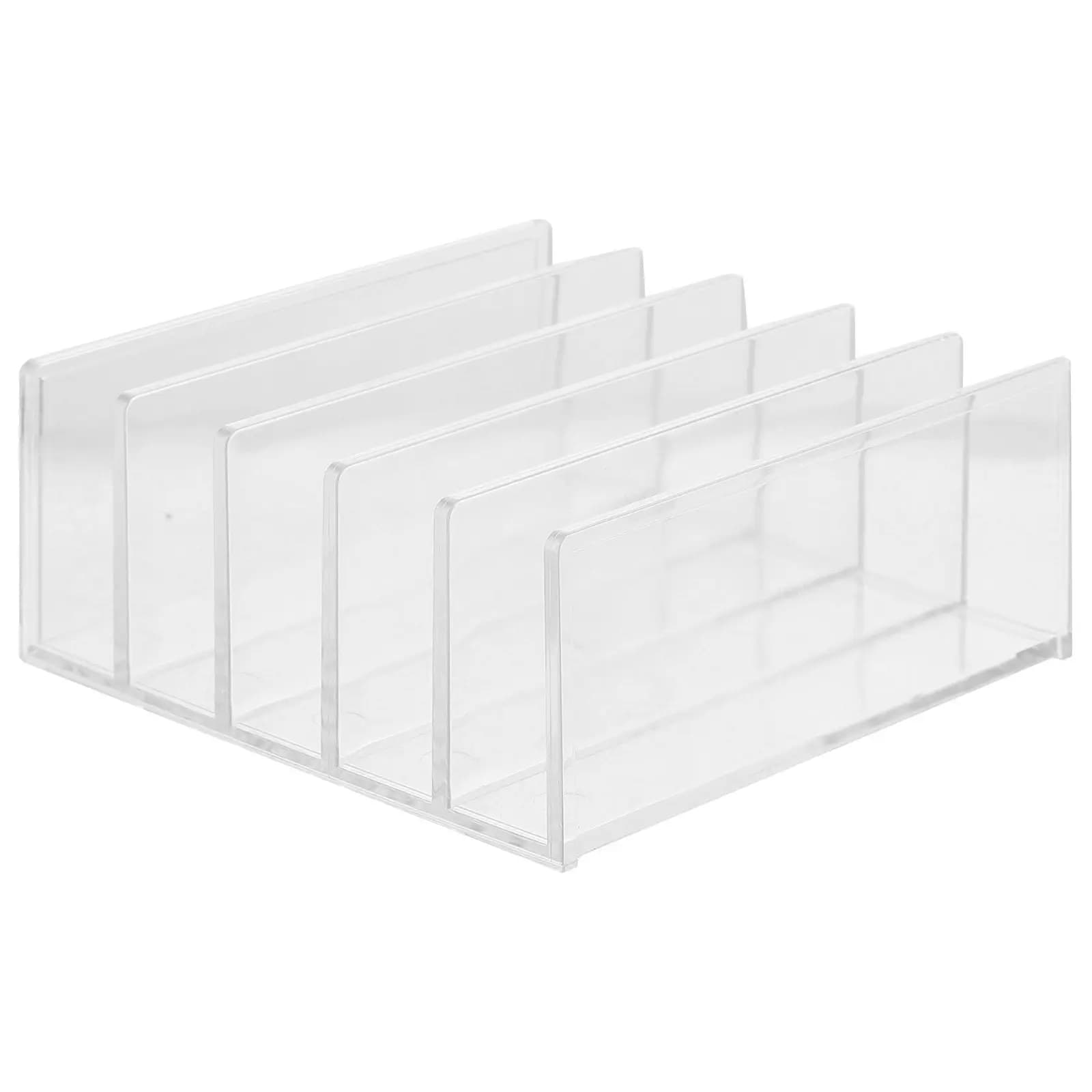 Acrylic Stoves for Shelves, Desk Organizer, Book Holder, Storage Shelves, Home and Office Decoration, Book Stop Set