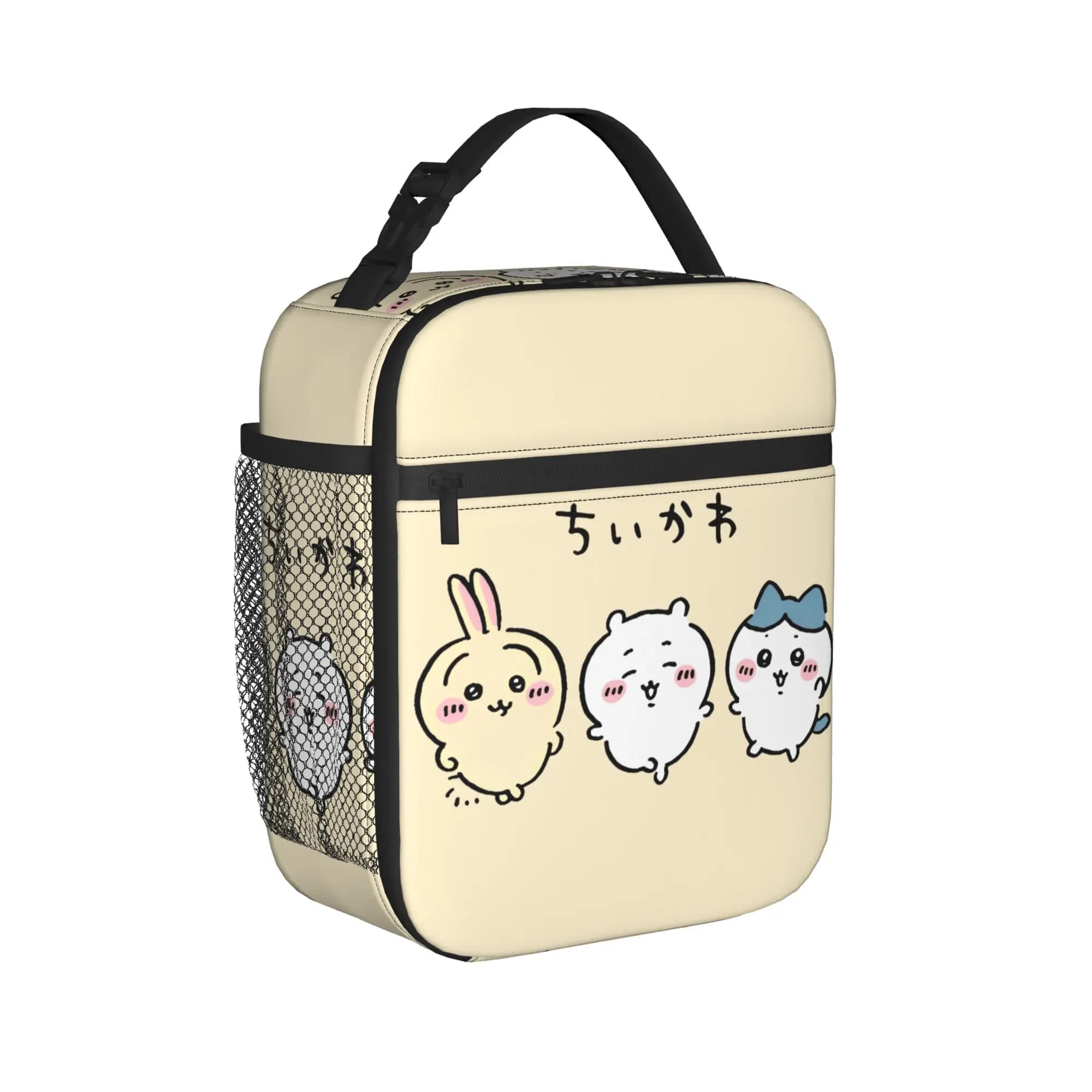 Chiika-was Catoon Insulated Lunch Bag Cooler Bag Reusable,Meal Container Portable Tote Lunch Box Bento Pouch Office Picnic