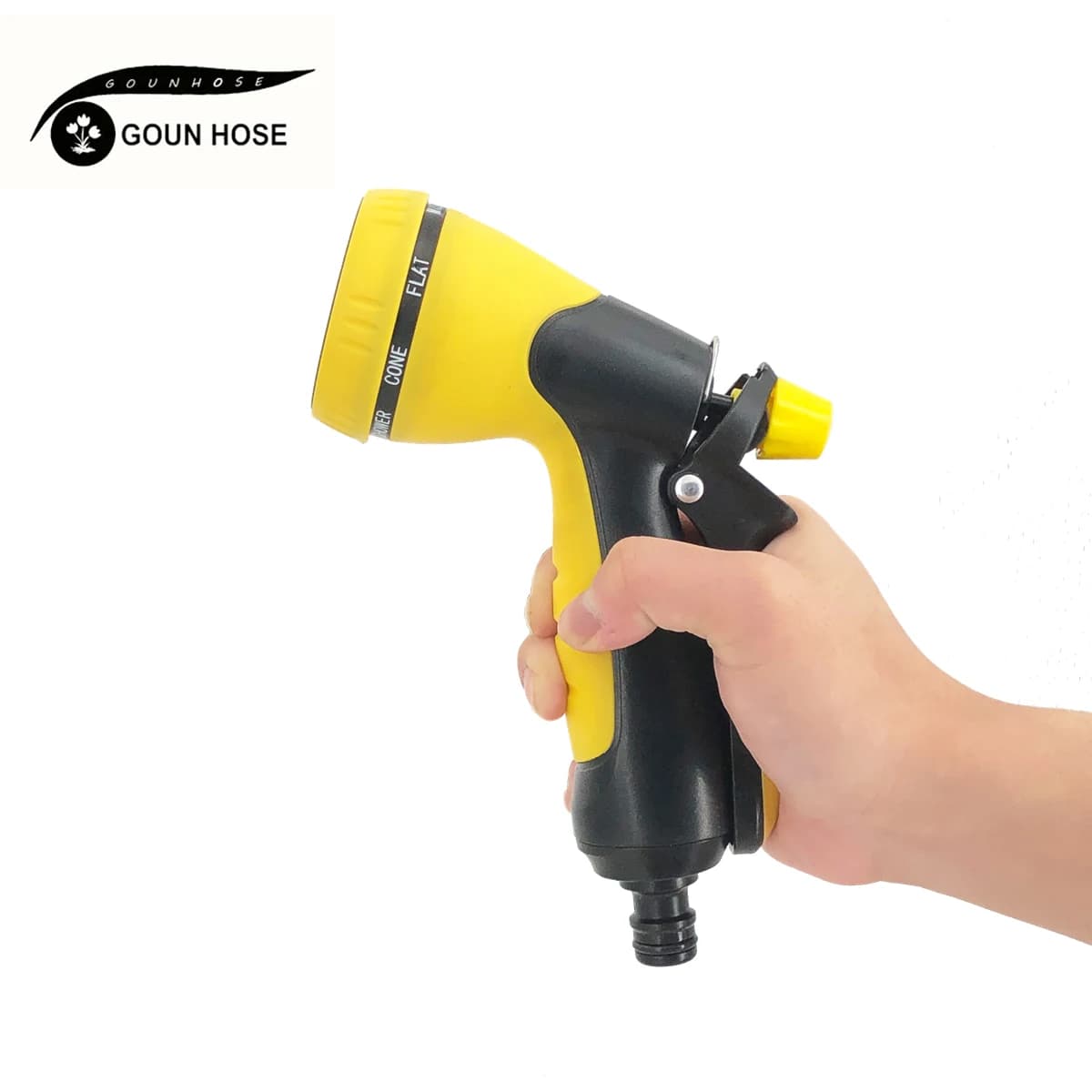 Adjustable Garden Pipe Ugello, High Pressure Anti-slip Ugello for Irrigation Plants, Cleaning Car, Shower