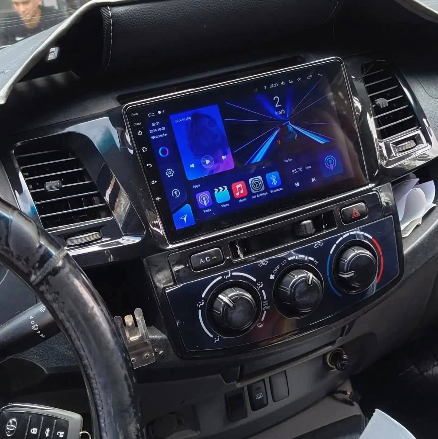 8G Ram Android 14.0 Auto Autoradio Stereo Video Audio A/V HU Per Toyota Hilux 2005 - 2015 Auto Gps Nastro di Navigazione Carplay Auto