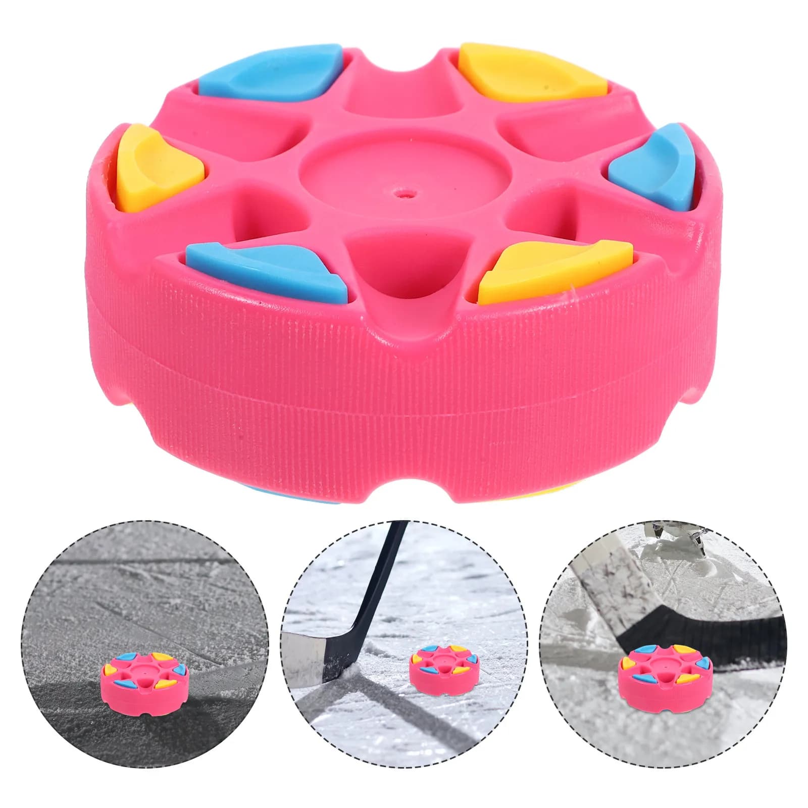 Roller Skating Hockey Puck High Hardness Pa Material Stable Rolling Ice Hockey Training Puck for Balance Flexibility and Skill