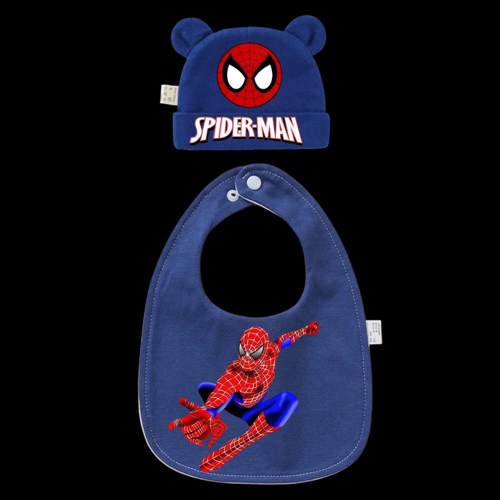 Simpatico bavaglino per neonati, cappellino, accessori per abbigliamento per bambini (adatti per maschietti e femminucce), sciarpa per l'allattamento, sciarpa per il ruttino