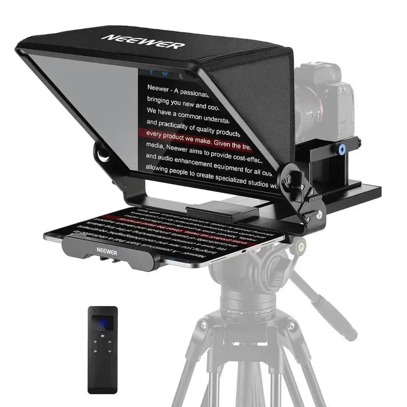 2026 X14 III 14\" HD with Beamsplitter Glass RT113 Remote Control Quick Release for Tablets/DSLRs Teleprompter