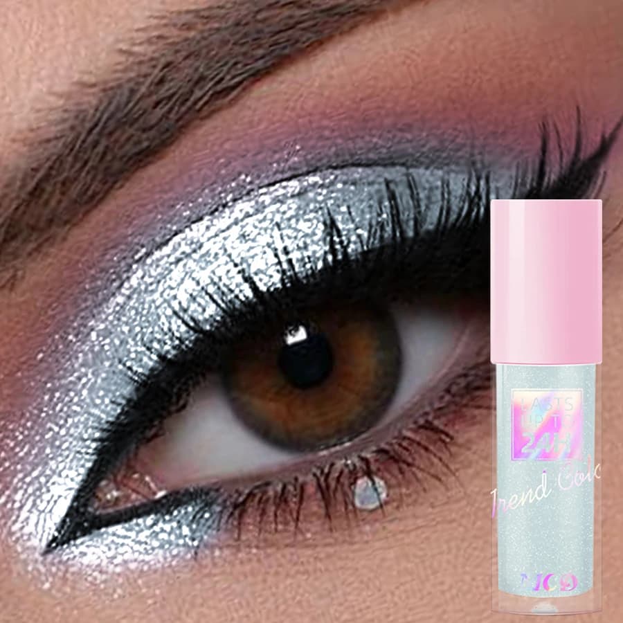 1pc Glitter Metallic Long-Term Waterproof Fluid Umbrella and Shockproof Blue Pink Purple Korean Makeup Cosmetic Umbrella