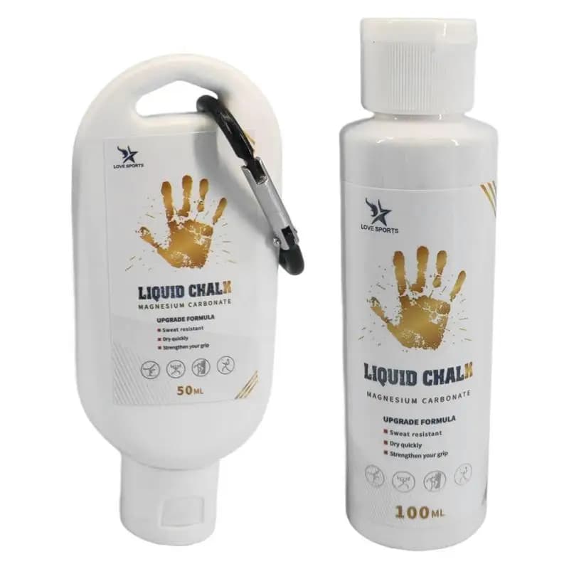 50/100ml Liquid Gesso Sport Magnesium Powder Fitness Weightlift Grip Anti-slip Cream Weightlift Climbing Supplies