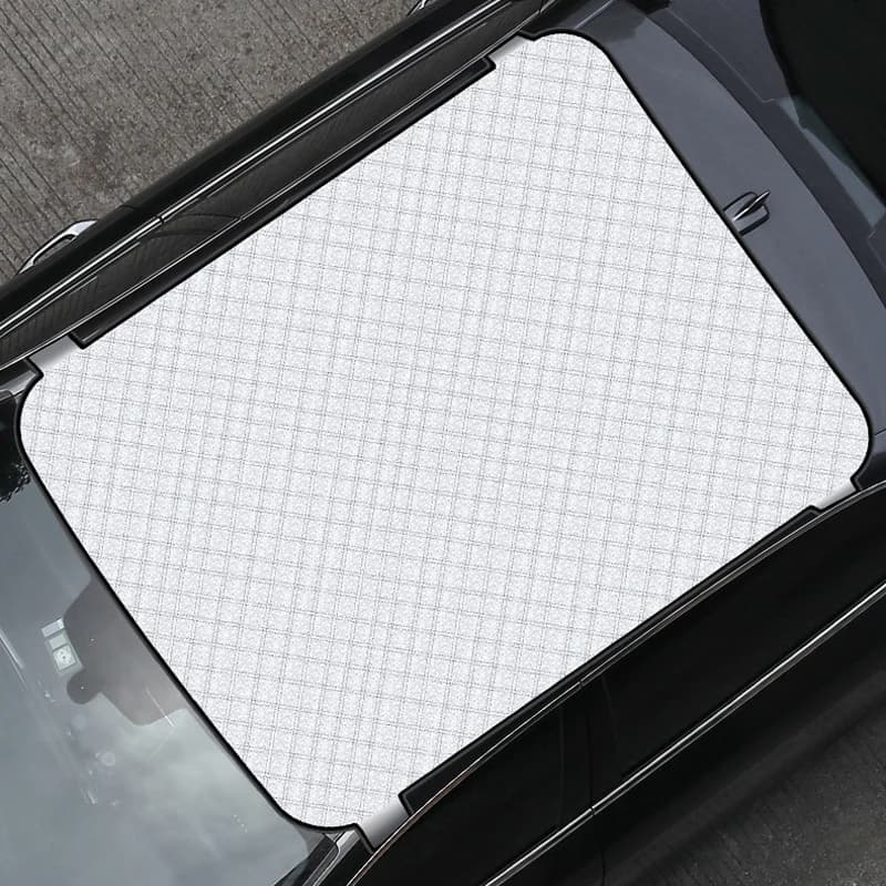 Car Sunroof Cover Clamp-On Design, Anti-Snow Heat Insulation Roof Shade Protector Dustproof Universal Fit