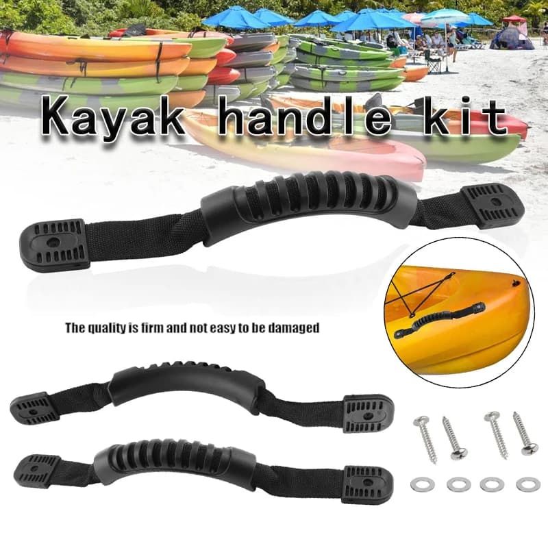 2-Pack Kayak Carrying Handles, Suitable for Water Sports Canoes and Kayaks, with Screws