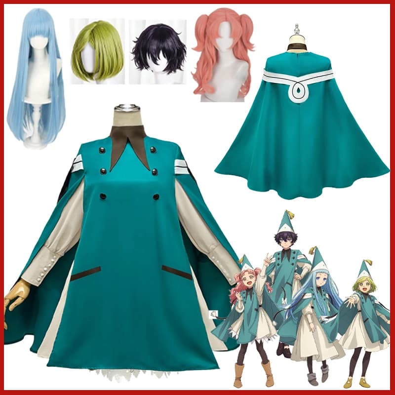 Anime Witch Hat Atelier Koko Cosplay Costume Coco Richeh Tetia Agott Role Play Uniform Dress Magic Hat Wig Party Carnival suit