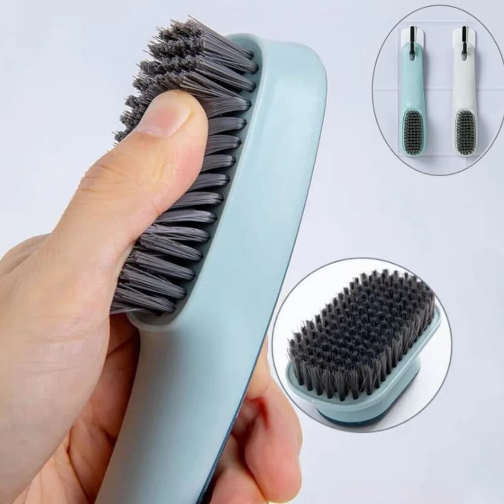 1 PCS Laundry Brush Shoe Brush Shoe Cleaning Brush Scrub Brush for Stains,Household Cleaning Clothes Shoes Scrubbing,Household Cleaning Brushes Bathroom Ergonomics Grip Easy Hold
