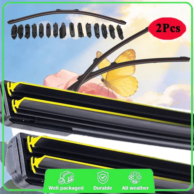Front wiper blades for Subaru Outback 1994-2024, windscreen cleaning accessories, spare parts.