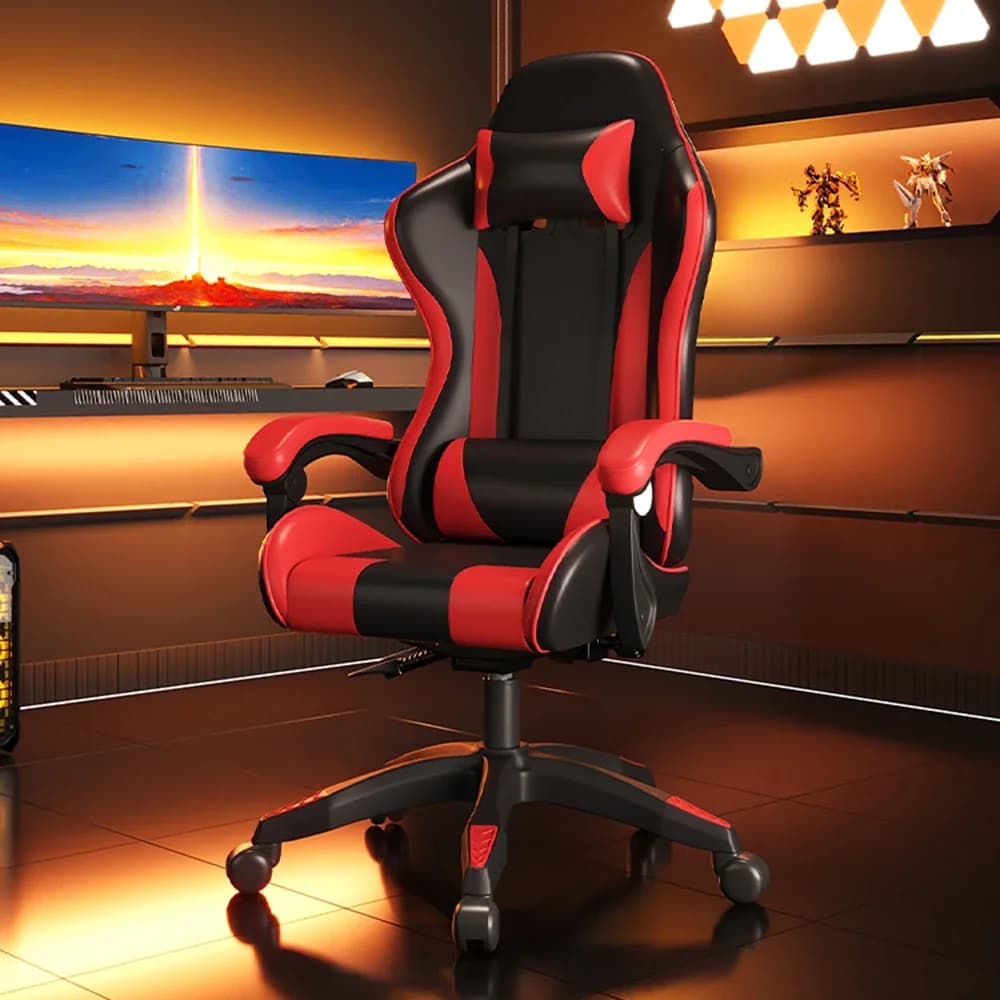 Per la schiena Supporto Sedia da ufficio Collo Poggiatesta Girevole Sedia da gioco per computer Poltrona ergonomica Sillas De Escritorio Mobili Bedro