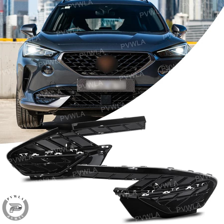 Copertura della griglia della lampada della luce di nebbia anteriore per SEAT Formentor Cupra 2021 2022 2023 2024 2025 Accessori auto 5FF853665D 5FF853666D