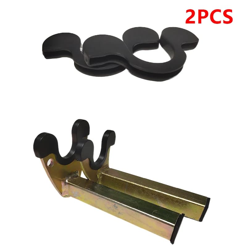 1 paio di supporti per bici da moto in gomma antiscivolo universali supporto per ruote supporto per telaio supporto per braccio oscillante ganci per treppiede accessori in gomma
