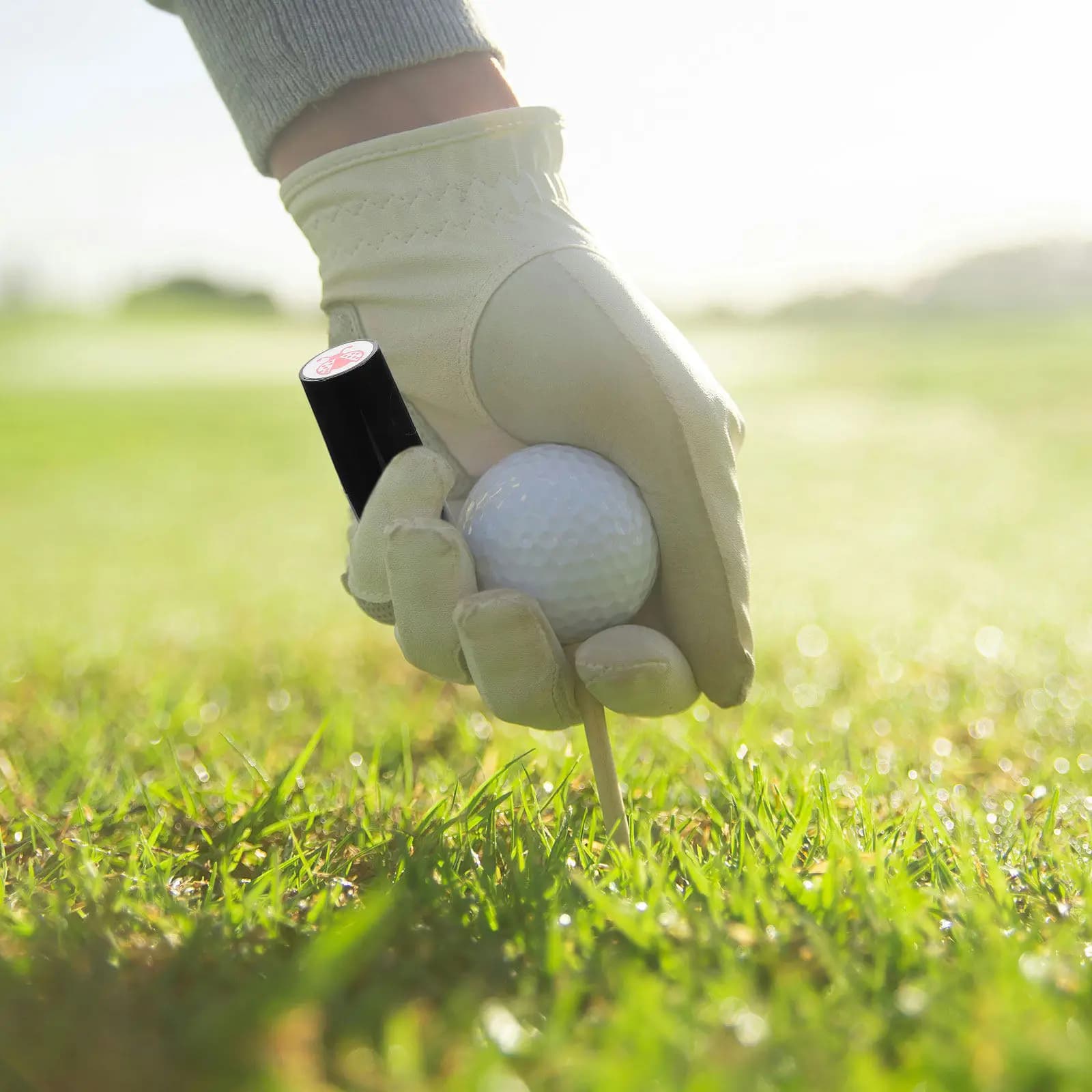 Timbro Autoinchiostrante Riutilizzabile per Marcatura Palline da Golf, Inchiostro Impermeabile ad Asciugatura Rapida, Accessorio Portatile per Golfisti Uomini e Donne