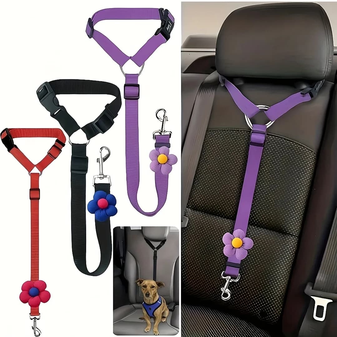 Cintura di sicurezza per cani per veicoli, guinzaglio di sicurezza per animali domestici in auto, cintura di sicurezza per cani, regalo di Natale