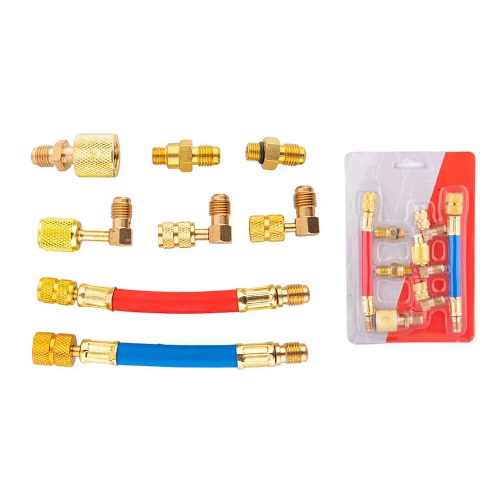 Car A C Refill A C Refill Kit Automotive A C Servicing Kit Suitable For R12 R22 R134a Charging And Vacuum Operations