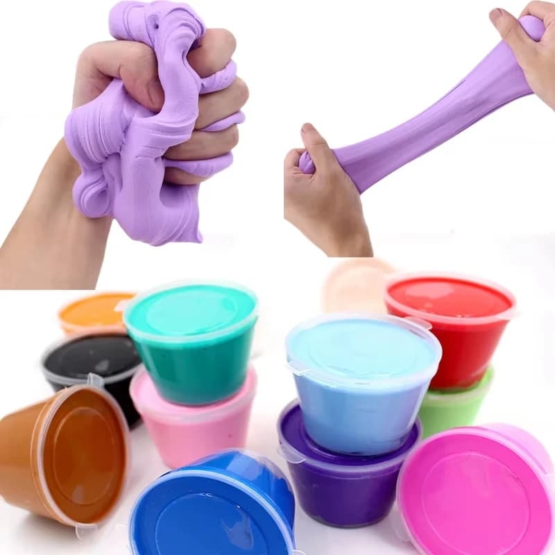 Kit fai-da-te per slime solido, morbido, non appiccicoso e profumato, per ragazze e ragazzi, ideale come regalo per feste di compleanno, antistress per bambini