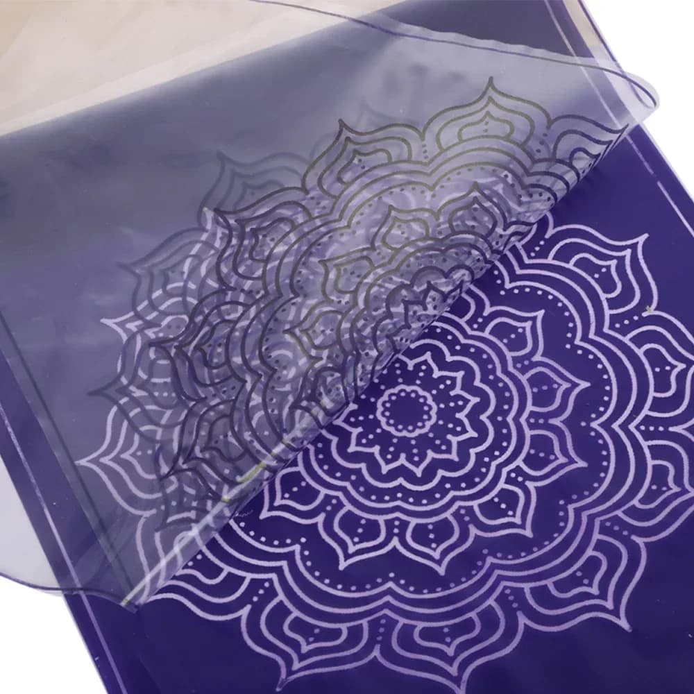 JC 100Pcs Clear Pattern Thermal Tattoo Transfer Film Paper Transparent Tattoo Transfer Paper Tattoo Stencil Stencil Accessories