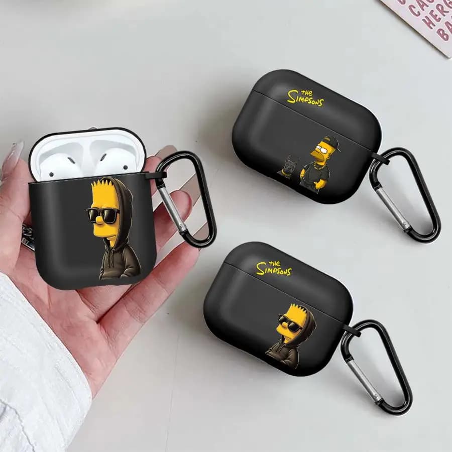 The Simpsons Cool Bart earphone case for Airpods Pro 3 4 Pro2 1 Pro3 2