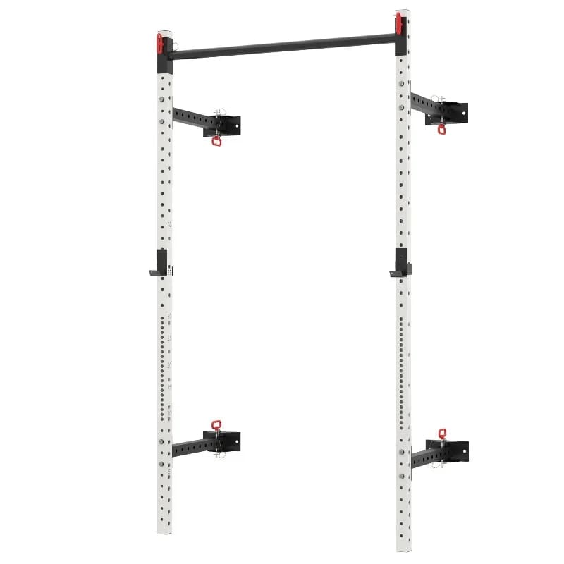 Soozier Smith Machine Power Rack for Home Gym with Lat Pulldown System, Landmine Attachment, Traction Bar, Squat Rack and Library