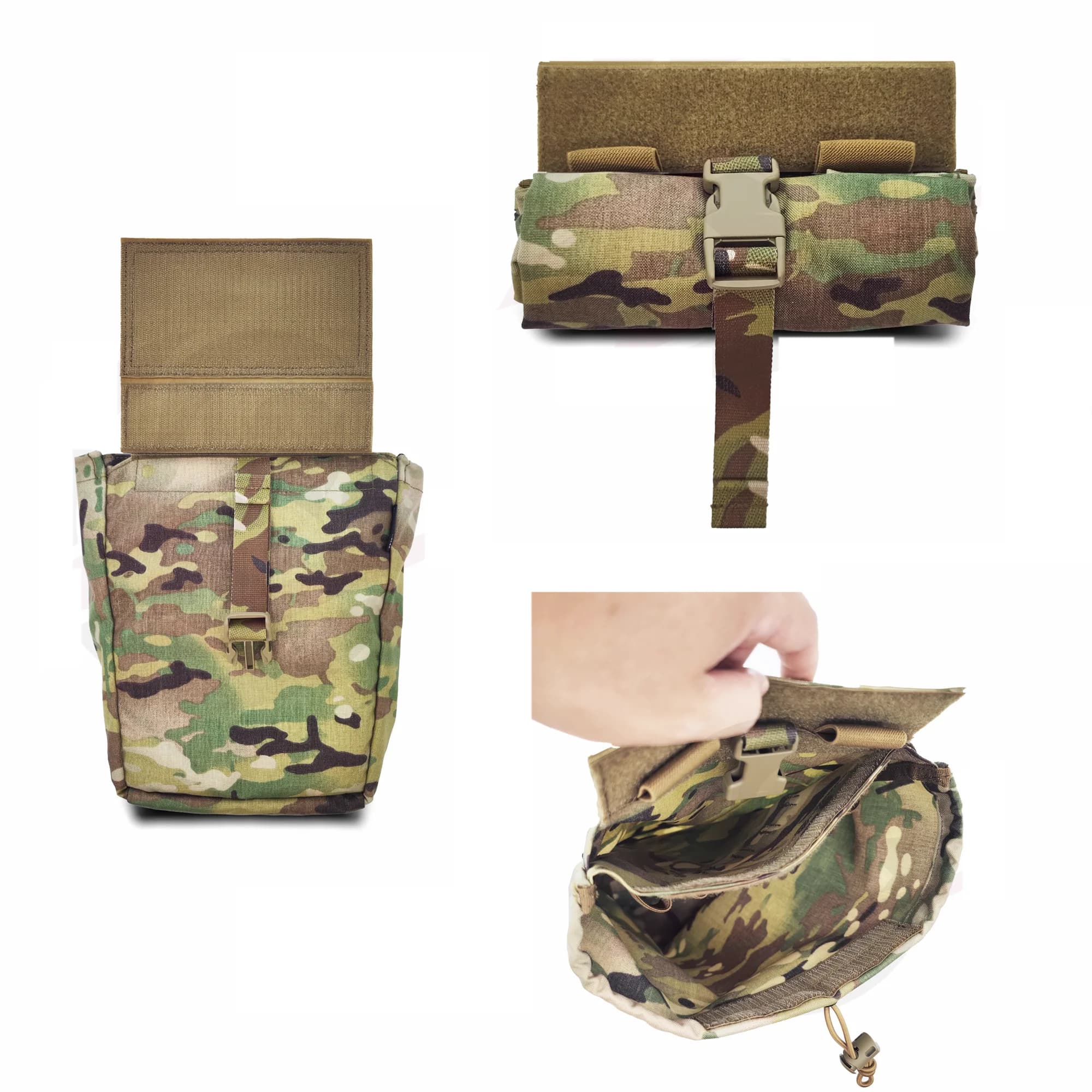 Borsa per riciclaggio a doppia tasca Borsa per riciclaggio sospesa per trasferimento in vita con cintura tattica