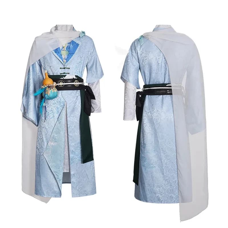 Anime Dovove Winds Meet Gazza sul ramo Giovane Maestro Costume Cosplay unisex Vestito cinese Wuxia Set completo Abito antico Halloween