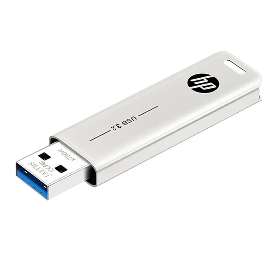 Chiavetta USB HP 3.2 32GB 64GB Stick ad alta velocità Memoria esterna Pen Drive in metallo Personalità creativa Musica per auto