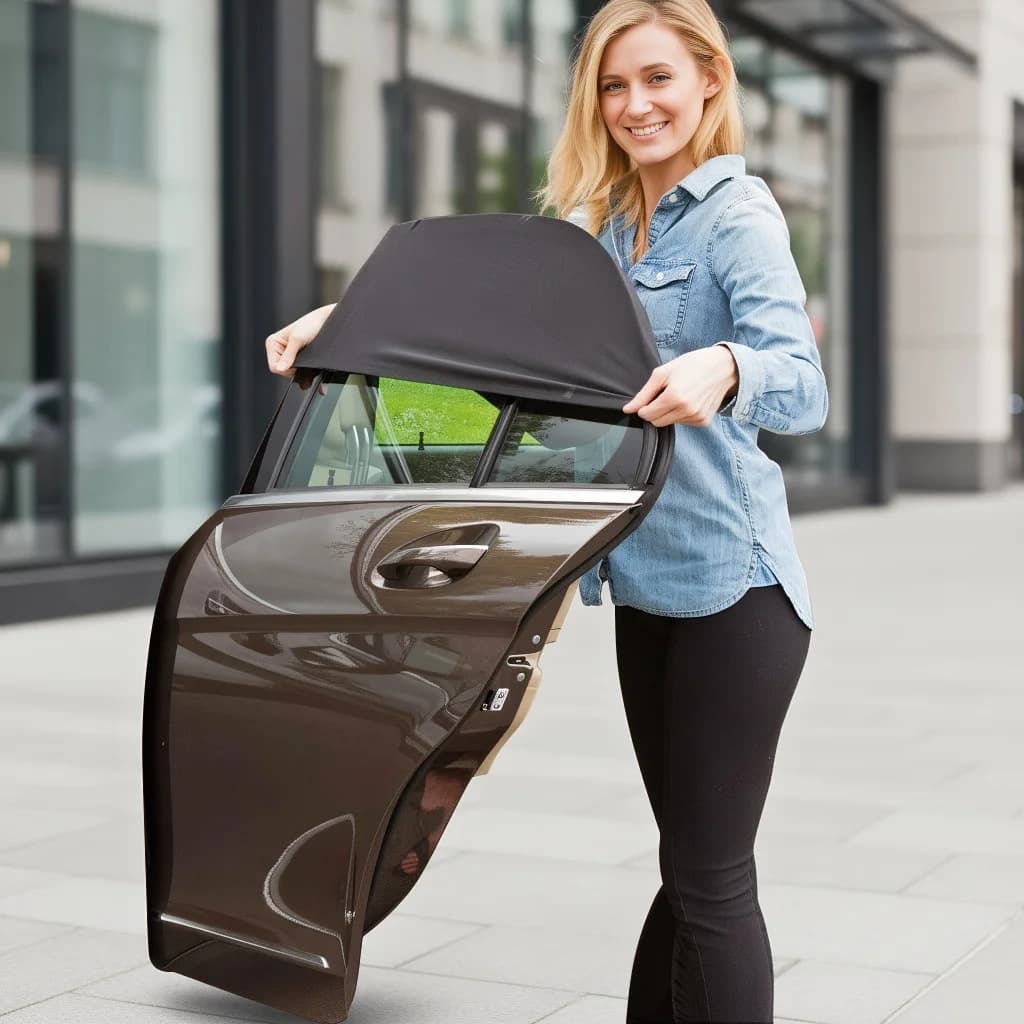 Tendina Parasole Universale per Auto, Protezione UV per Finestrini Laterali, Copertura Parasole per Lunotto Posteriore, Accessori