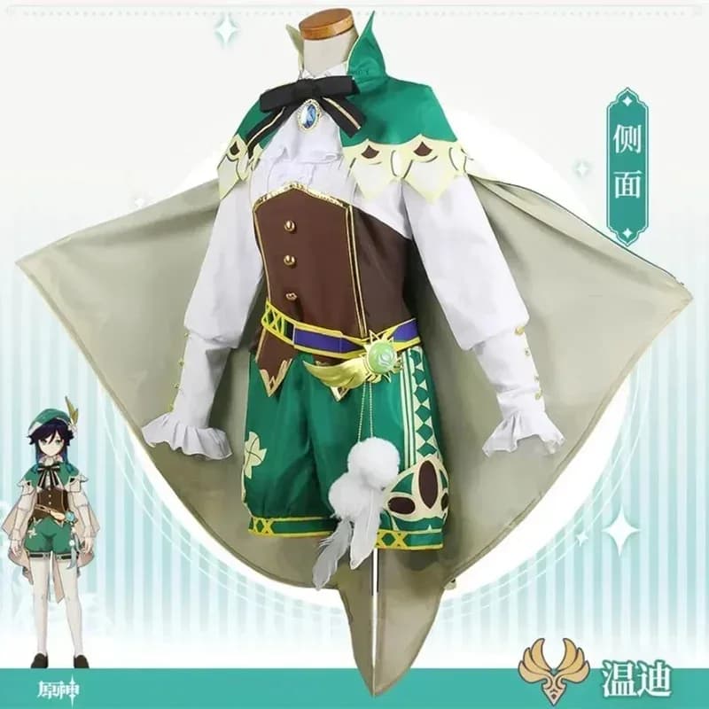Set di parrucche per costumi Abiti da gioco per donna Uomo Festa di Halloween Cos Venti Cosplay Anime Suit Dressa;3,v'5.t;8,