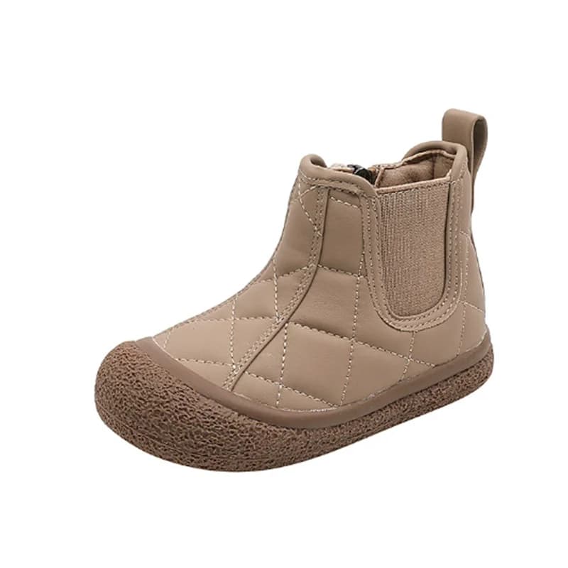 2025 Nuovo Autunno/Inverno Bambini Stivali In Pelle Suola di Gomma Bambino Scarpe Per Bambini Suola Morbida Moda Ragazze Stivaletti Eu 22-30