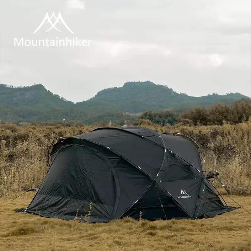 Mountainhiker Primavera Inverno 210D Oxford Antipioggia Emisfero Tenda a cupola Tunnel Per il tempo libero Riparo dal sole Tenda da campeggio a cupola a semicerchio